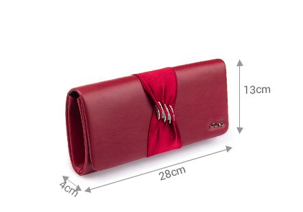 Clutch phối nơ đính đá trang trí TXN166