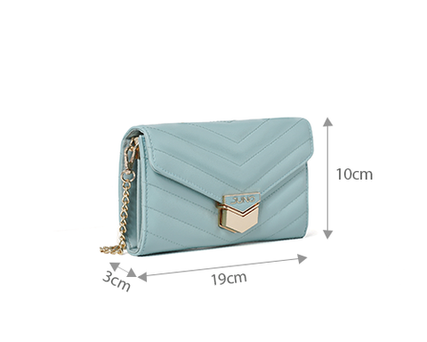 Túi xách nhỏ clutch chần bông