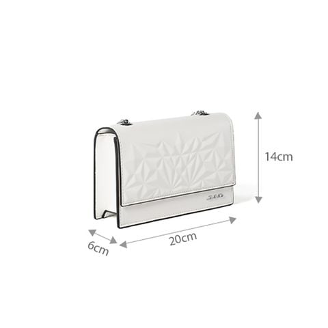 Túi xách nhỏ nắp gập dập nổi 3d