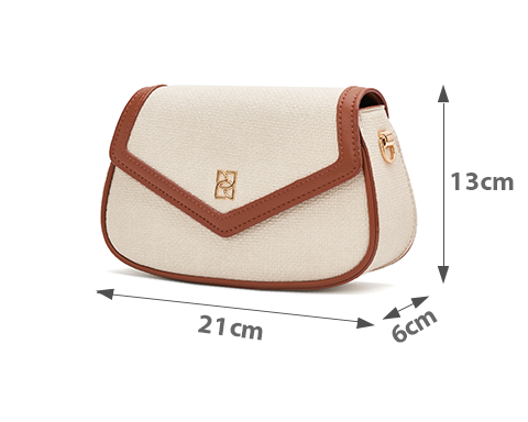 Túi Xách Nhỏ Crossbody Trang Trí Logo Cách Điệu