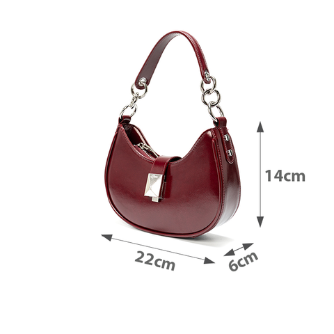 Túi Xách Nhỏ Hobo Phối Charm Trang Trí
