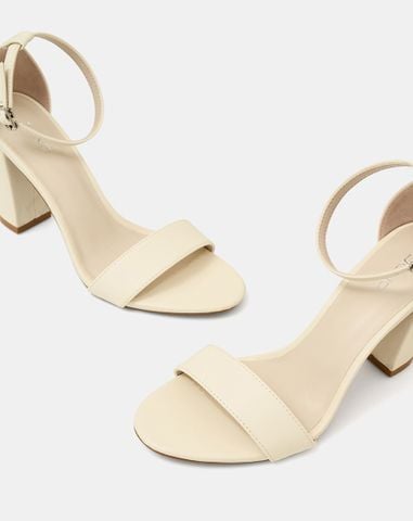  Giày Sandal Gót Vuông 