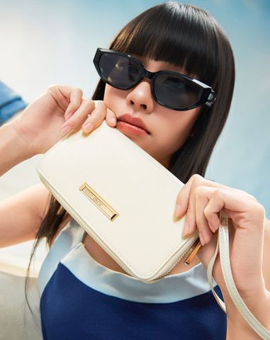  Ví Phối Vân Da Cá Sấu 