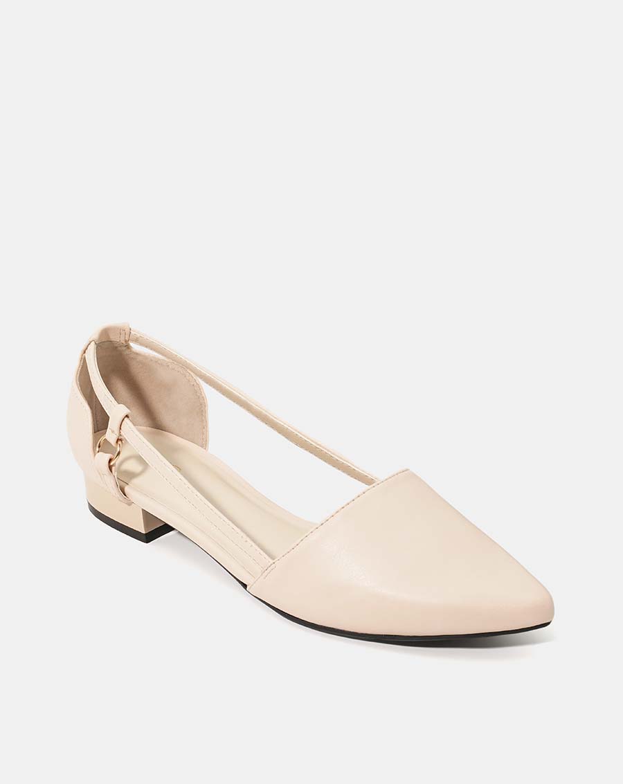 Giày Búp Bê Mũi Nhọn Cut Out Cách Điệu - Image 6