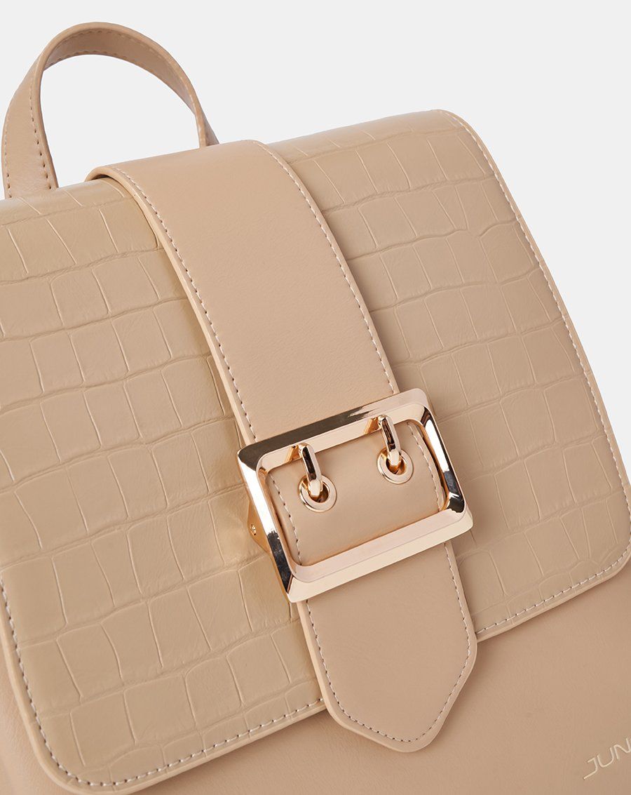 Balo buckle phối si vân