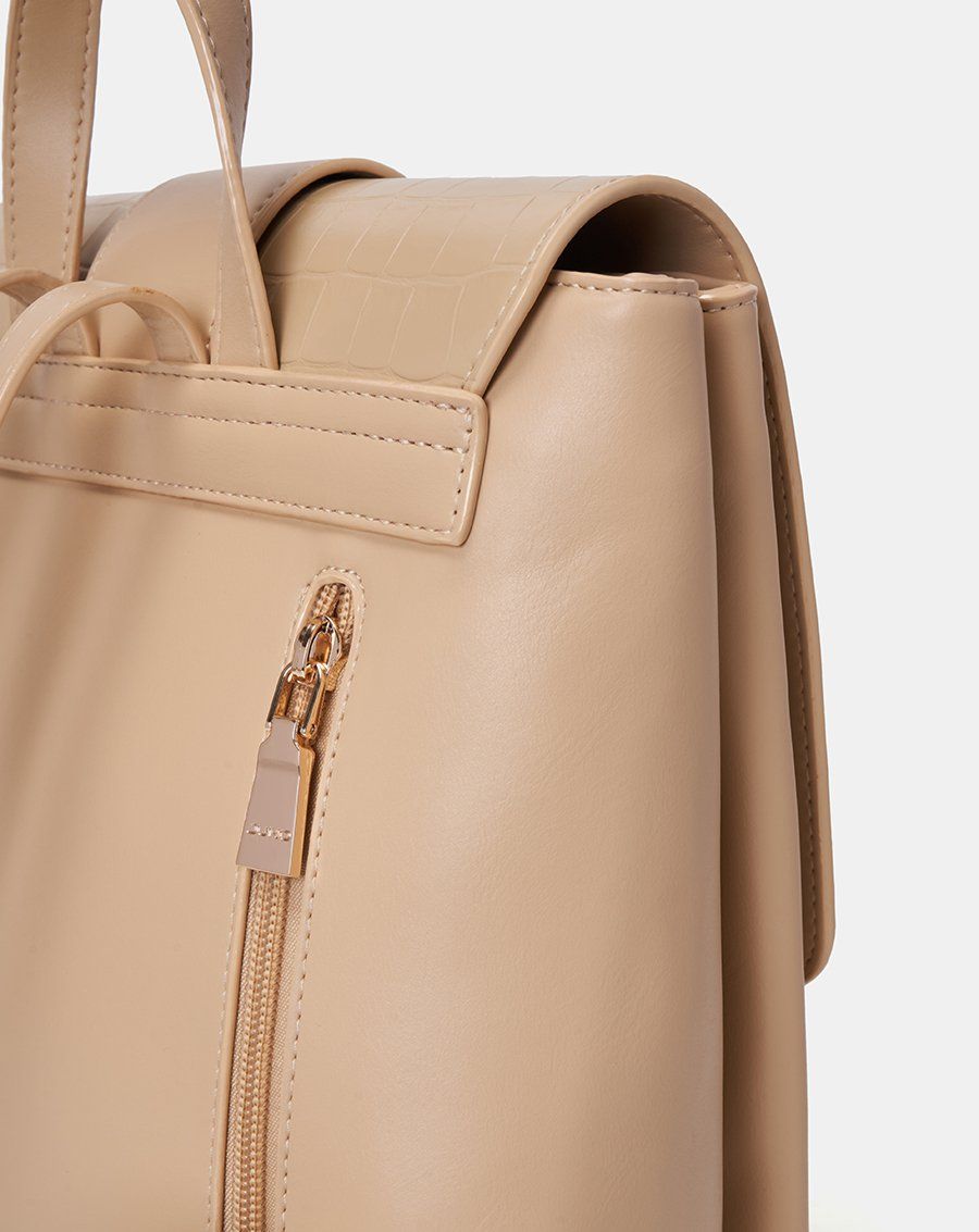 Balo buckle phối si vân