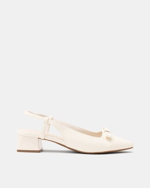 Giày Cao Gót Slingback Gót Vuông