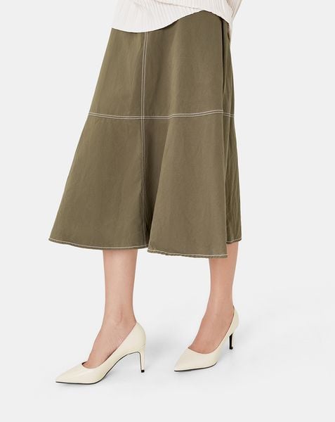  Giày Cao Gót Pump Mũi Nhọn Gót Thanh 