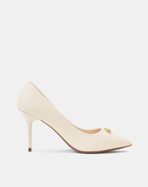 Giày Cao Gót Pump Phối Khóa Trang Trí