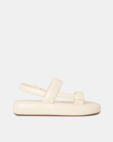 Giày Sandal Đế Bằng Quai Ngang