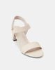 Giày Sandal Gót Vuông Quai Xé Dán