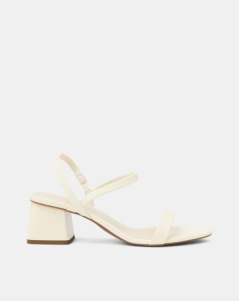  Giày Sandal Gót Thấp Quai Ngang 