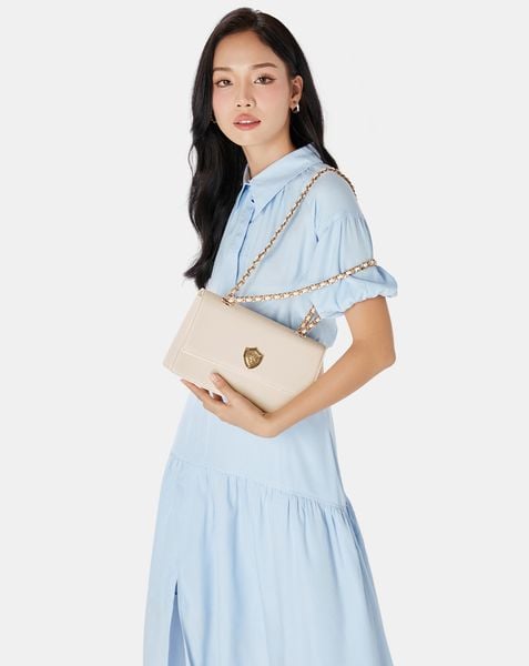  Túi Xách Nhỏ Phối Khoá Logo Jn 