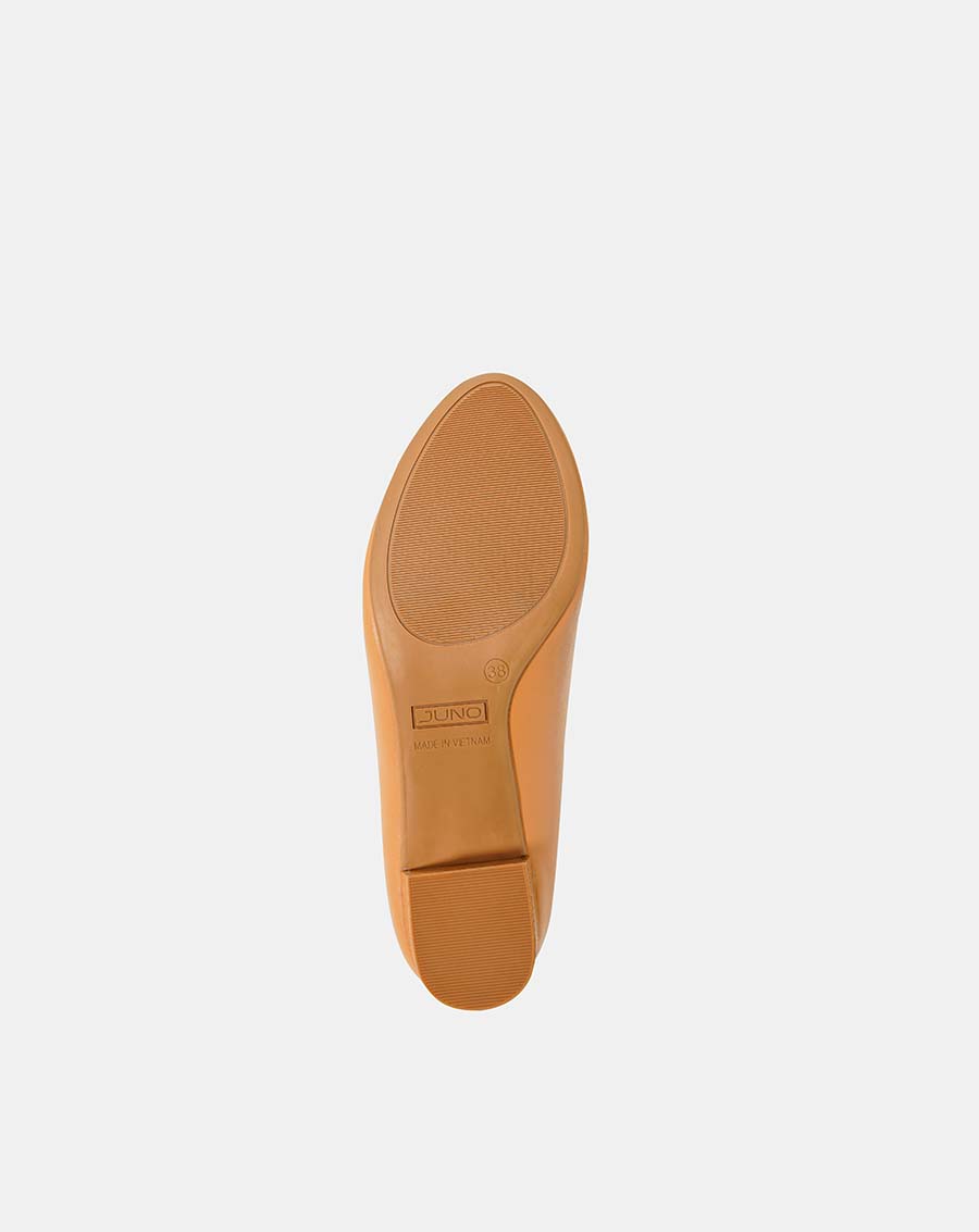 Giày cao gót 5cm mũi tròn phối nơ CG05059 - Image 8