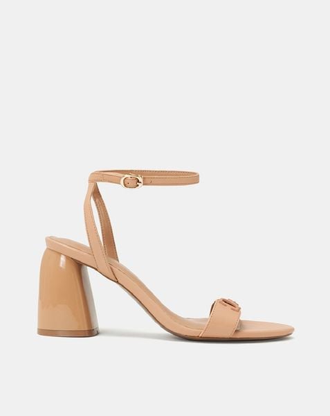 Giày Sandal Quai Ngang Khoá Trang Trí