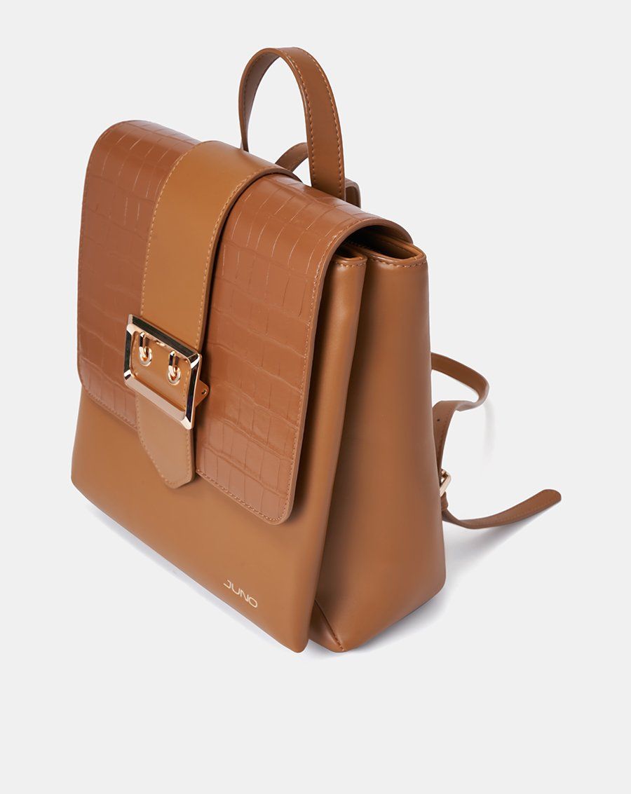 Balo buckle phối si vân