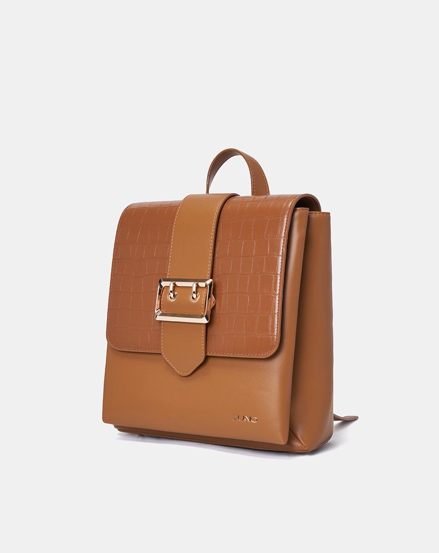 Balo buckle phối si vân