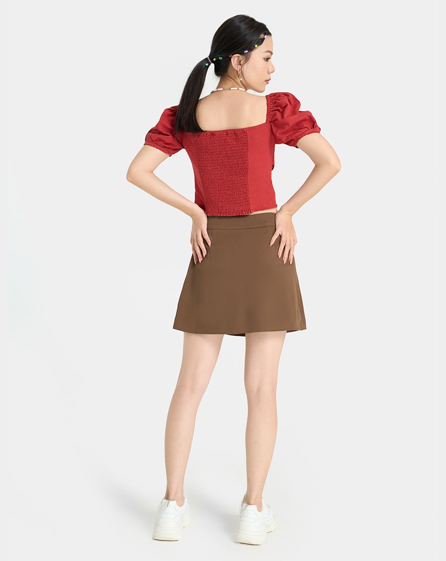 Quần váy mini cutout