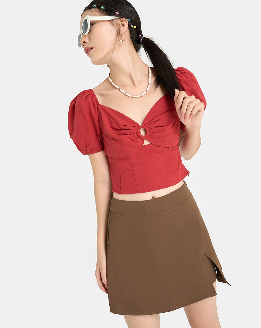 Quần váy mini cutout