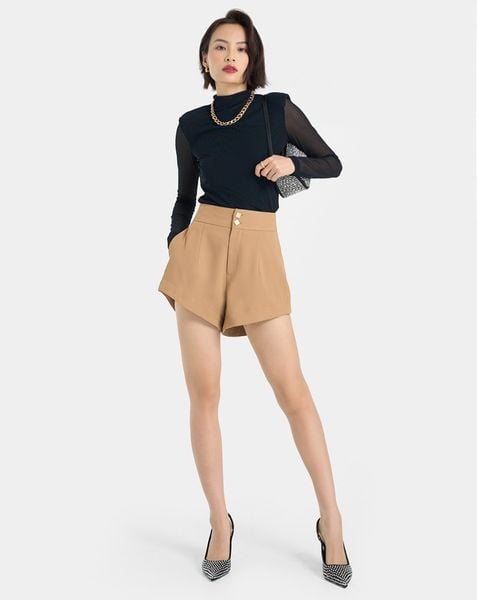 Quần shorts vạt vát bầu JNQSH020