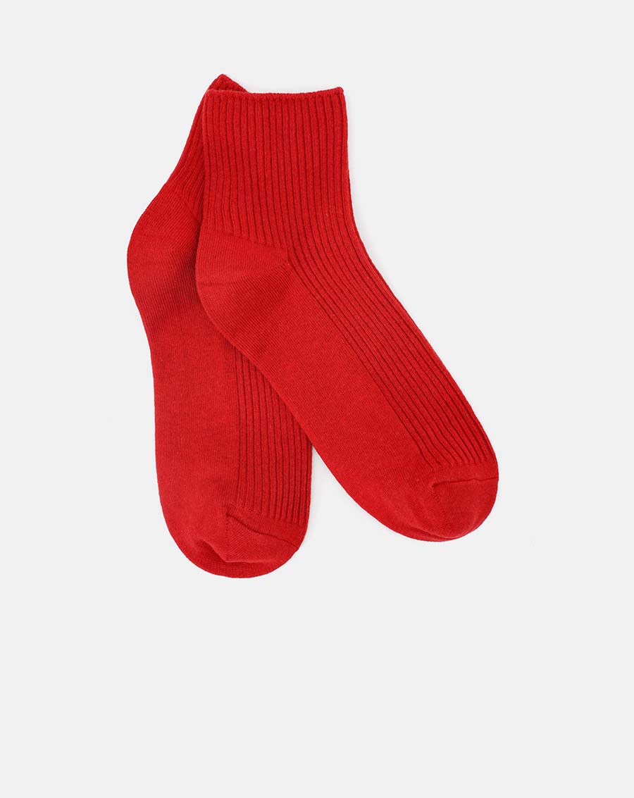 Vớ cổ cao bộ 3 đôi kiểu trơn - Image 2