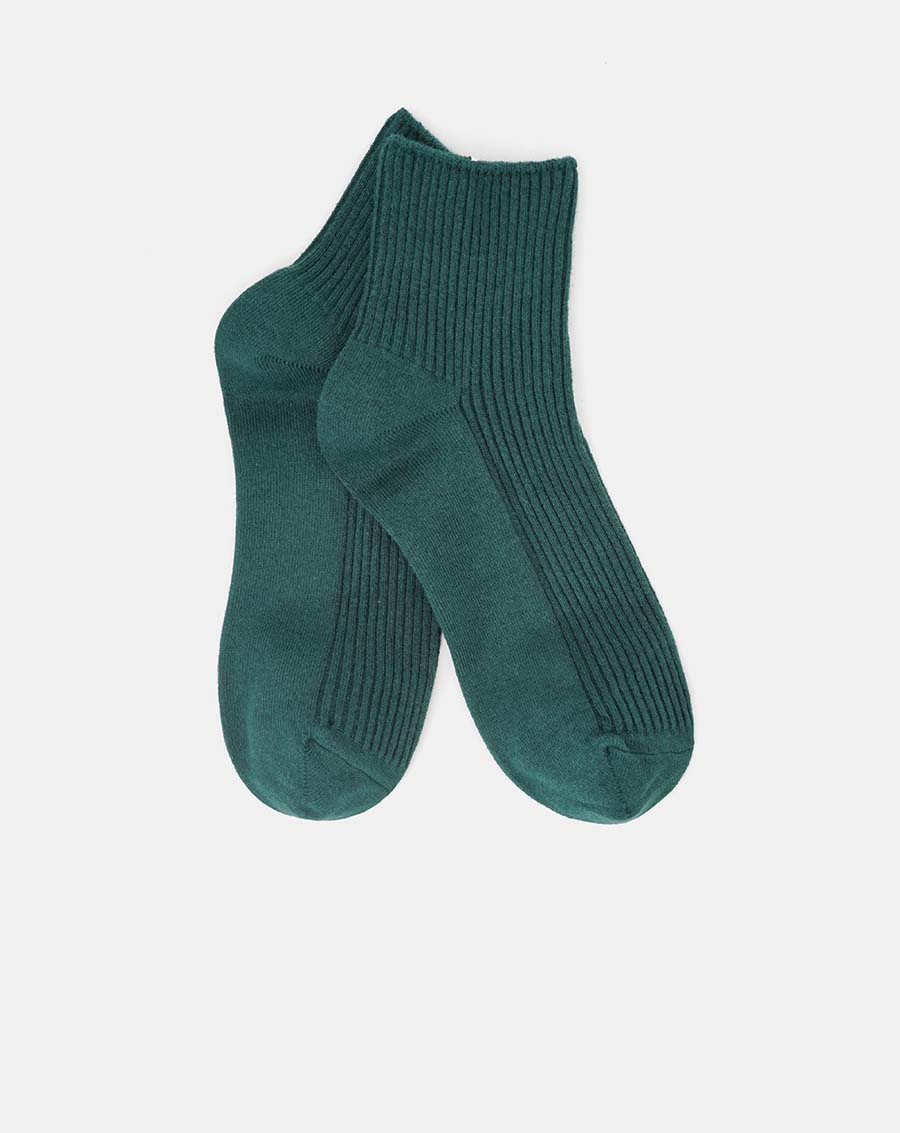 Vớ cổ cao bộ 3 đôi kiểu trơn - Image 4