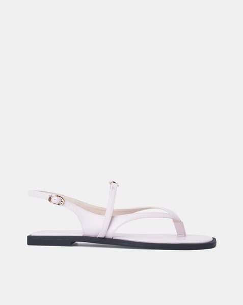 Giày Sandal Bệt Xỏ Ngón Trang Trí Khóa