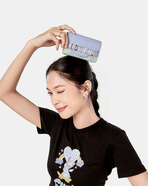  Ví Mini Joyful In Họa Tiết Checkerboard 