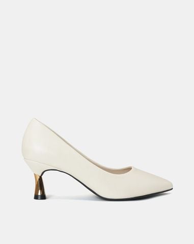  Giày Cao Gót Pump Mũi Nhọn Gót Thanh 