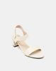 Giày Sandal Gót Vuông Quai Xé Dán