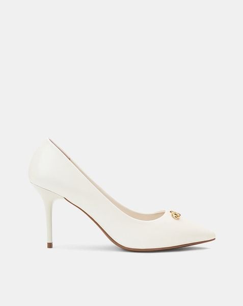 Giày Cao Gót Pump Phối Khóa Trang Trí