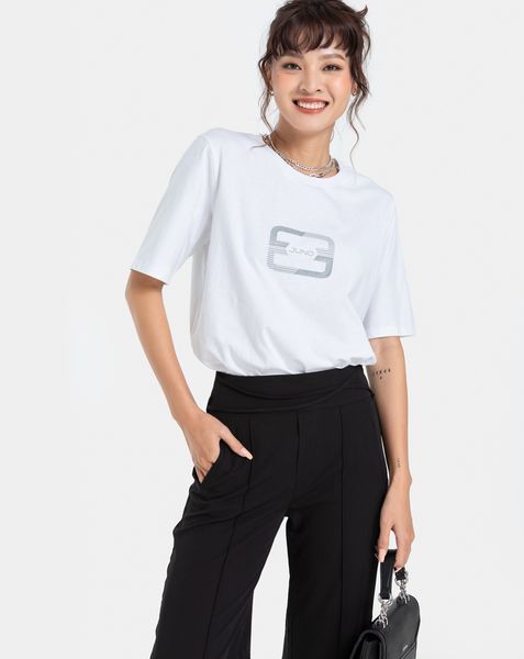 Áo thun oversize in logo cách điệu