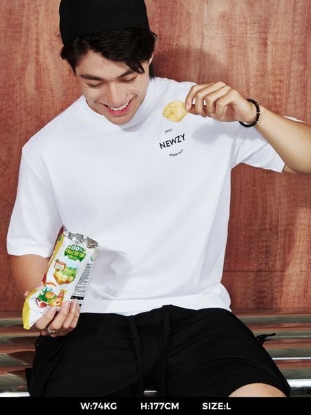  Áo thun unisex Newzy Wonder oversized 100% cotton in Newzy NZATH002 