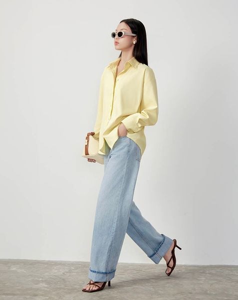  Áo sơ mi thêu logo 