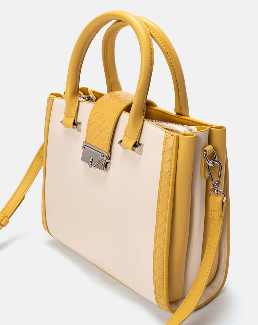 Túi xách trung buckled tote - Image 4