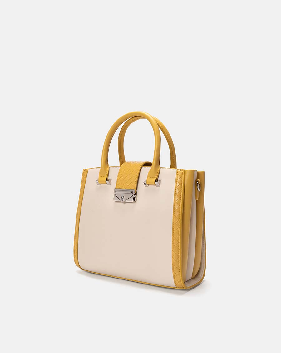 Túi xách trung buckled tote - Image 6