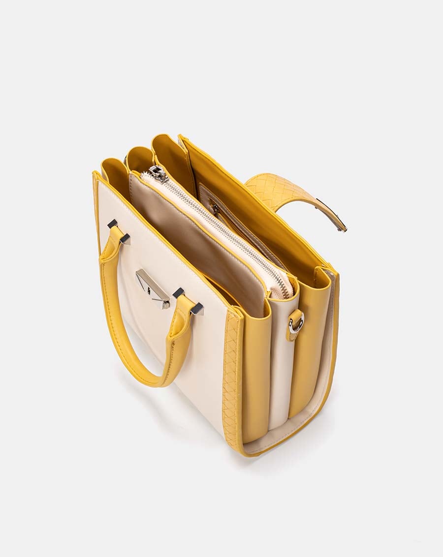 Túi xách trung buckled tote - Image 8