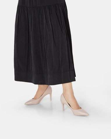  Giày Cao Gót Pump Mũi Nhọn Gót Thanh 