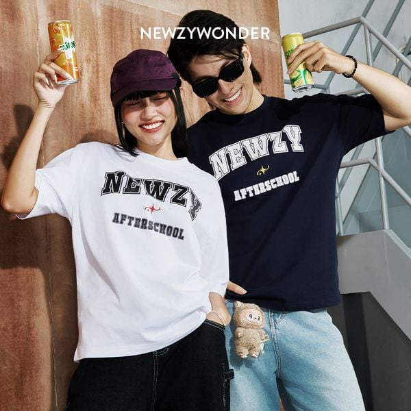 Áo thun unisex Newzy Wonder oversized 100% cotton in Newzy AfterSchool NZATH003