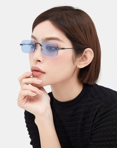  Mắt Kính Slim Square classic Gọng kim loại 