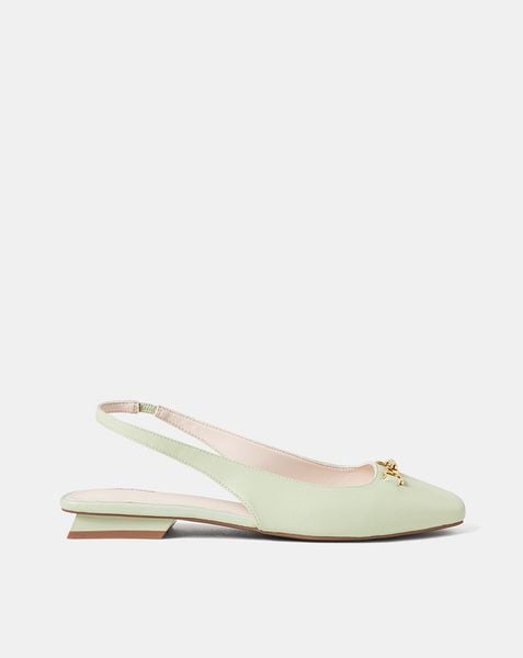 Giày Búp Bê Slingback Khoá Trang Trí Juno - Out