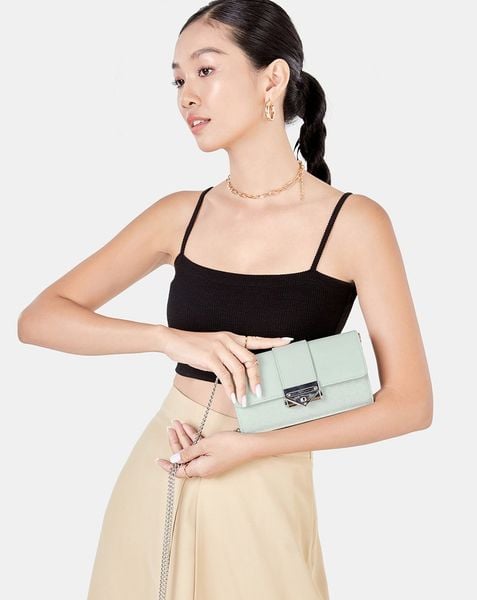  Ví kèm dây đeo hiệu ứng đan 