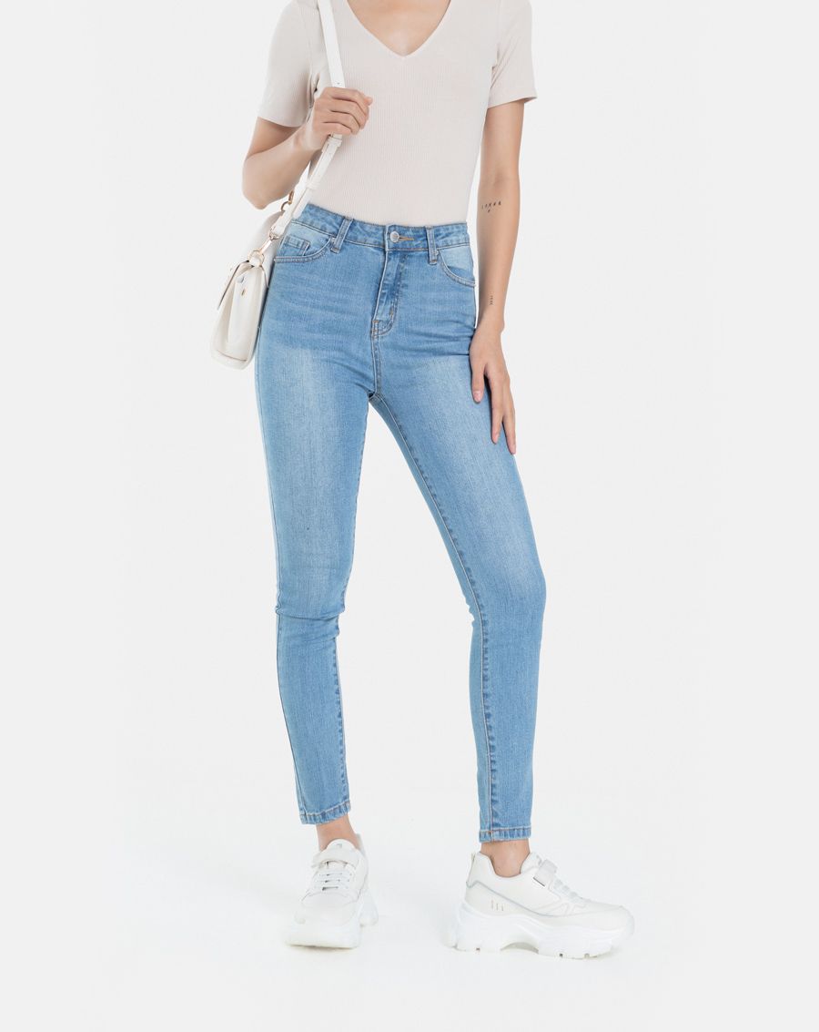 Quần Jean Skinny basic trơn JNQDA004 hover