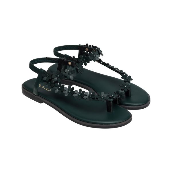 Giày sandal bệt xỏ ngón đính hoa trang trí SD01047