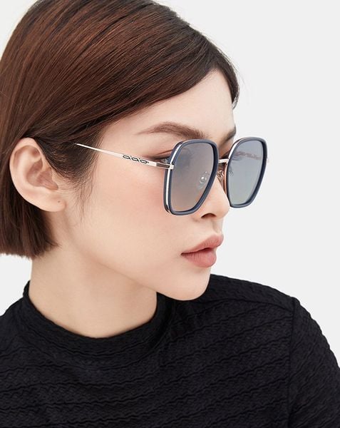   Mắt Kính Polygon Trendy kim loại phối nhựa 