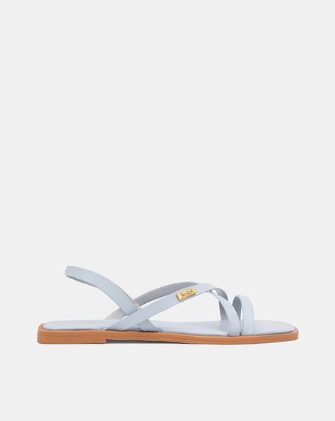 Giày Sandal Sơn Viền Phối Khoá Trang Trí