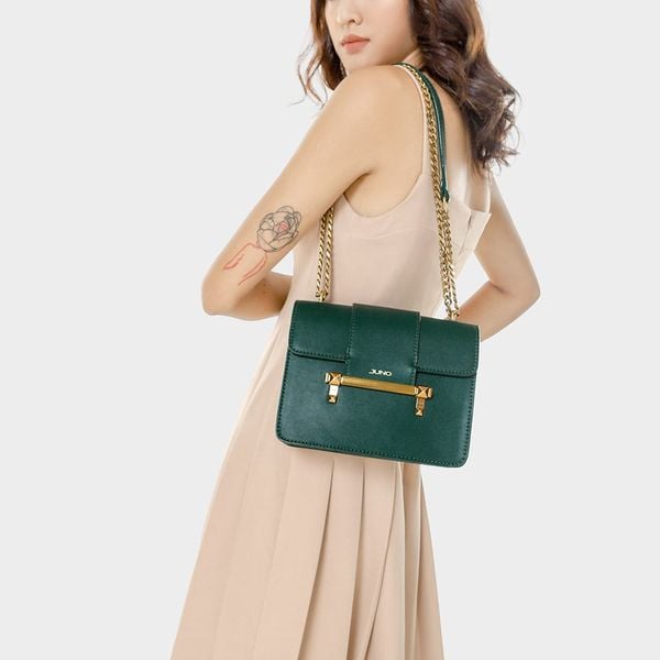 Túi xách nhỏ nắp gập khóa cài