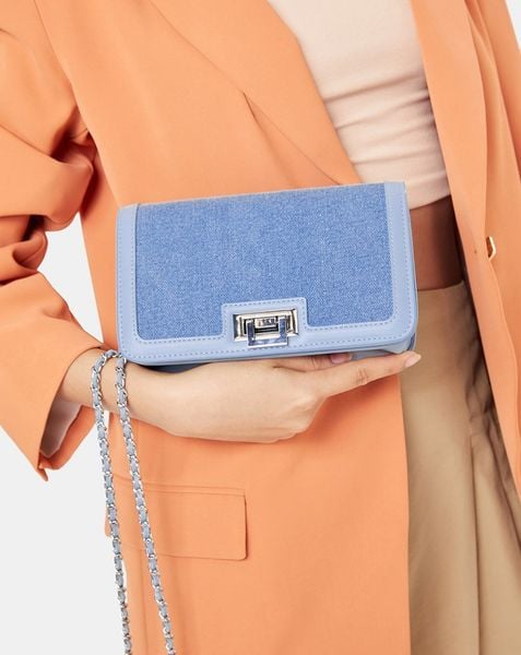  Túi Xách Nhỏ Nắp Gập Gắn Khóa Trang Trí 