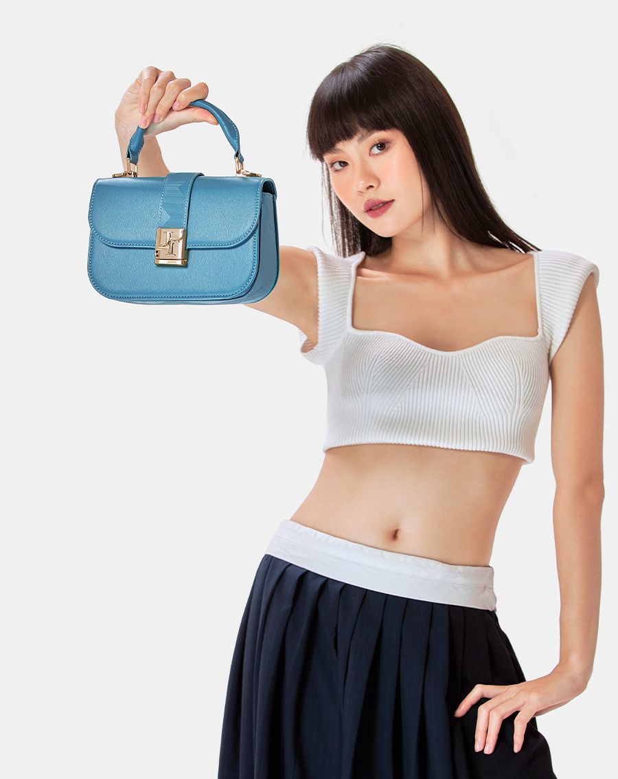 Túi Xách Nhỏ Gusset Dập Hoạ Tiết Túi Xách Nhỏ Gusset Dập Hoạ Tiết