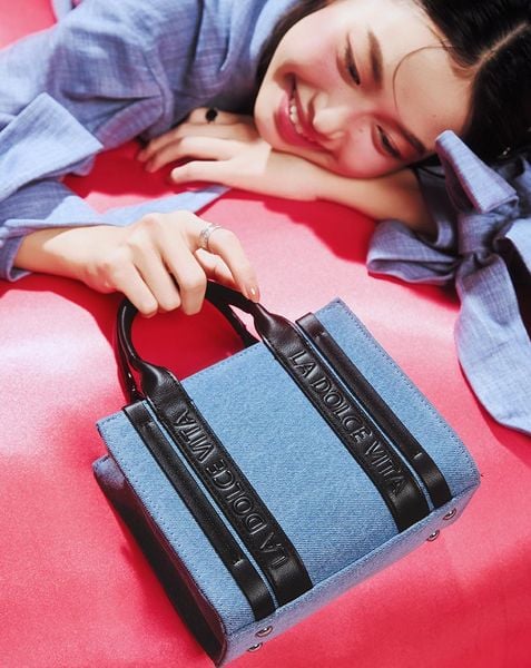  Túi Xách Nhỏ Phối Tay Cầm La Dolce Vita 